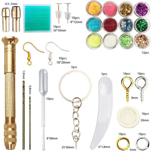 silicone resin kits jewelry casting mold tools set included jewelry pendant moulds stud earrings eye screw pins and making wmtqtx, Black
silicone resin kits jewelry casting mold tools set included jewelry pendant moulds stud earrings eye screw pins and making wmtqtx, Black