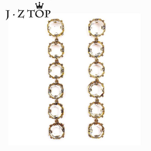 jzfashion geometric tassel stud earrings transparent crystal pendant long earrings for woman exaggerated boucle d'oreille, Golden;silver
jzfashion geometric tassel stud earrings transparent crystal pendant long earrings for woman exaggerated boucle d'oreille, Golden;silver