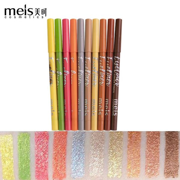 eyeliner meis 10 color long-lasting pencil waterproof pigment shimmer brown pen women fashion eye makeup cosmetic
eyeliner meis 10 color long-lasting pencil waterproof pigment shimmer brown pen women fashion eye makeup cosmetic