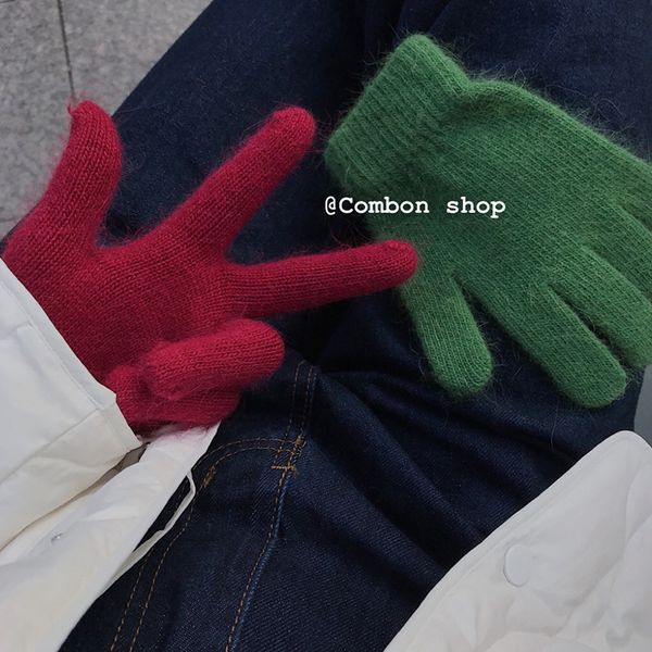 xiben / korean ins same rabbit hair split finger women, extra thick and warm, students' solid color gloves for riding to prevent
xiben / korean ins same rabbit hair split finger women, extra thick and warm, students' solid color gloves for riding to prevent