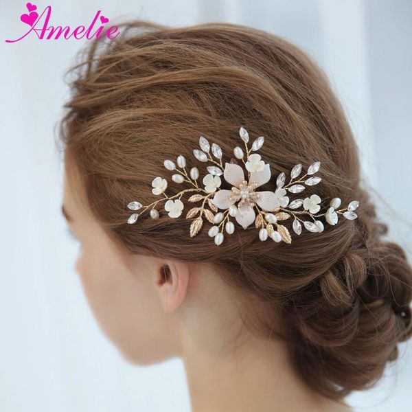women hair jewelry enchanted floral and pearl bridal hair comb bridesmaid ornaments booby pin for garden wedding accessories, Golden;silver
women hair jewelry enchanted floral and pearl bridal hair comb bridesmaid ornaments booby pin for garden wedding accessories, Golden;silver