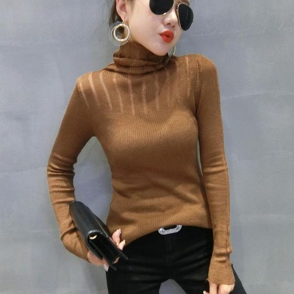 women's sweaters #6212 black grey brown thin knitted sweater women turtleneck pullovers slim stretch basic pullover feminino hollo, White;black
women's sweaters #6212 black grey brown thin knitted sweater women turtleneck pullovers slim stretch basic pullover feminino hollo, White;black