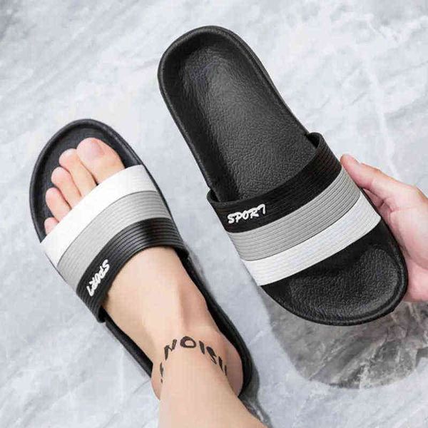 slippers fashion striped slippers men outdoor beach sandals non slip quick dry mules shoes male household bath flip flops big size 46 220308, Black
slippers fashion striped slippers men outdoor beach sandals non slip quick dry mules shoes male household bath flip flops big size 46 220308, Black