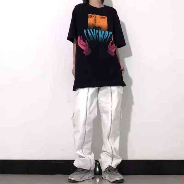 high street brand cavempt retro ghost and hand face print tee oversized men women t-shirt streetwear jujutsu kaisen, White;black
high street brand cavempt retro ghost and hand face print tee oversized men women t-shirt streetwear jujutsu kaisen, White;black