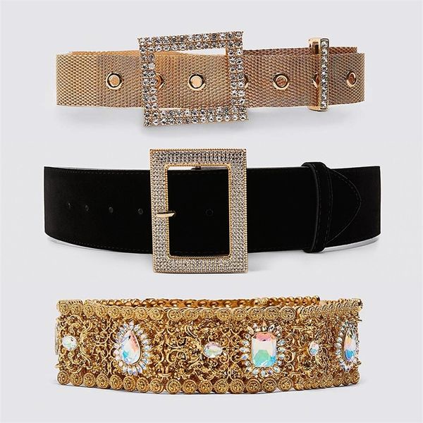 dvacaman za trendy women waist belt crystal buckle belt good quality velvet waistband double eleven new jewelry accessories y200520, Black;brown
dvacaman za trendy women waist belt crystal buckle belt good quality velvet waistband double eleven new jewelry accessories y200520, Black;brown