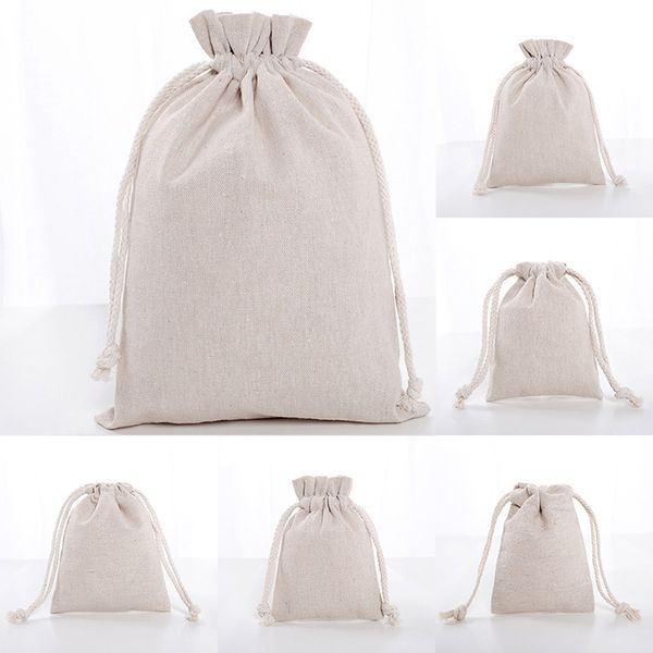 linen drawstring pouch bags reusable shopping bag party candy favor sack cotton gift packaging storage bags wx9-1488
linen drawstring pouch bags reusable shopping bag party candy favor sack cotton gift packaging storage bags wx9-1488