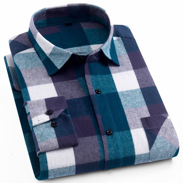 2020 men's casual milled long sleeve cotton flannel youth plaid shirt, White;black
2020 men's casual milled long sleeve cotton flannel youth plaid shirt, White;black