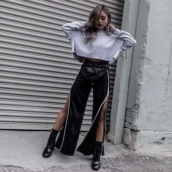 2020 pants women wide leg pants side slit black trousers women streetwear mid waist ladies pantalones mujer1
2020 pants women wide leg pants side slit black trousers women streetwear mid waist ladies pantalones mujer1