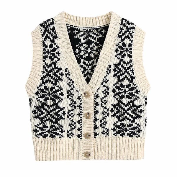 malina fashion v neck front buttons sweaters women elegant printed sleeveless sweater women vintage cardigan sweaters ladies, Black;white
malina fashion v neck front buttons sweaters women elegant printed sleeveless sweater women vintage cardigan sweaters ladies, Black;white
