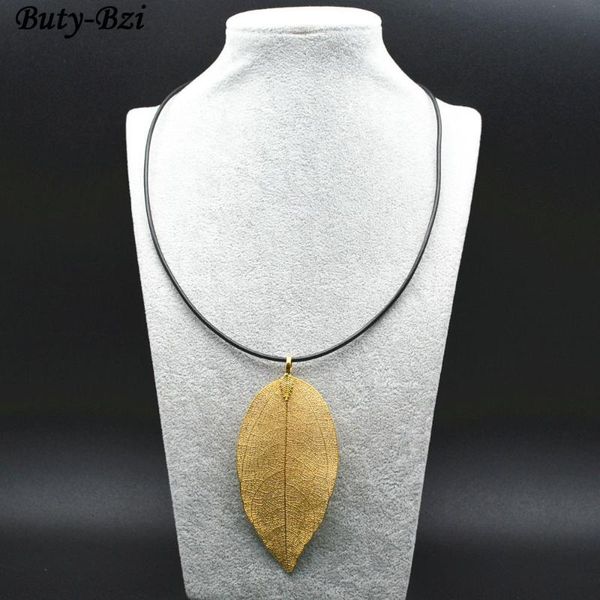 unique real leaf metal charm pendant black leather cord chains necklace fashion woman jewelry, Silver
unique real leaf metal charm pendant black leather cord chains necklace fashion woman jewelry, Silver