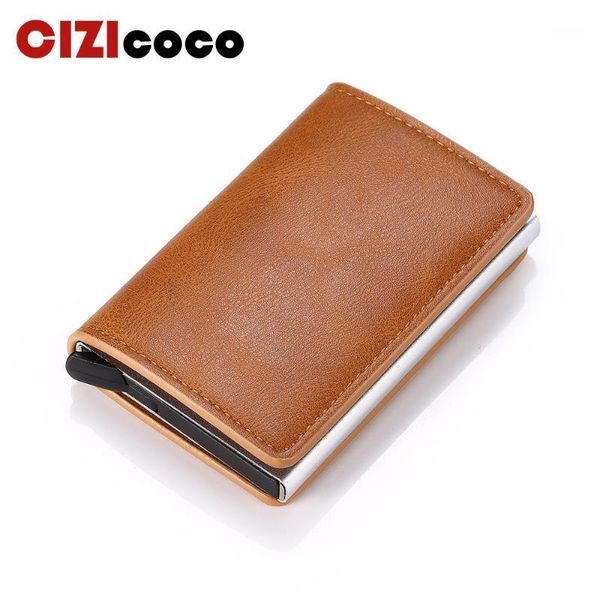 2020 holder men and women metal vintage aluminium box crazy horse pu leather fashion card wallet1, Brown;gray
2020 holder men and women metal vintage aluminium box crazy horse pu leather fashion card wallet1, Brown;gray