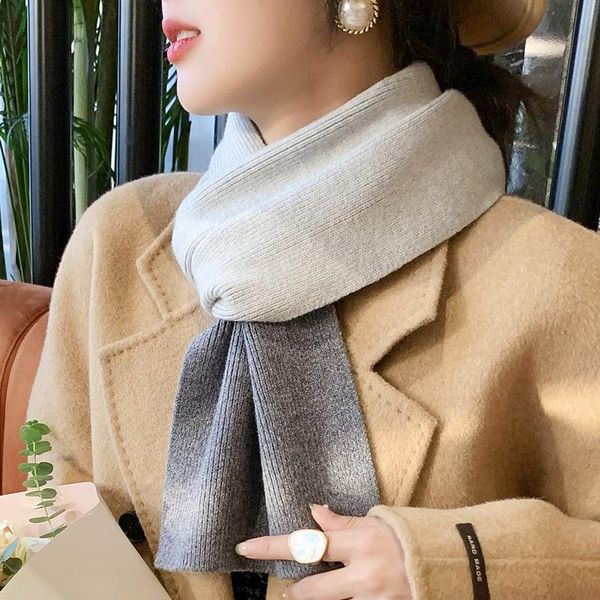 scarves compact student scarf for men and women autumn winter long two color dense knitting solid thickened warm neck, Blue;gray
scarves compact student scarf for men and women autumn winter long two color dense knitting solid thickened warm neck, Blue;gray