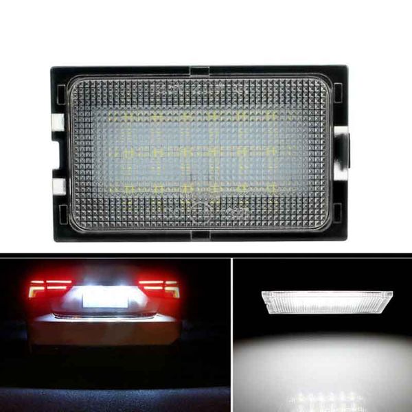 2pcs led license plate light for lr3 lr4 l319 l320 white lamps