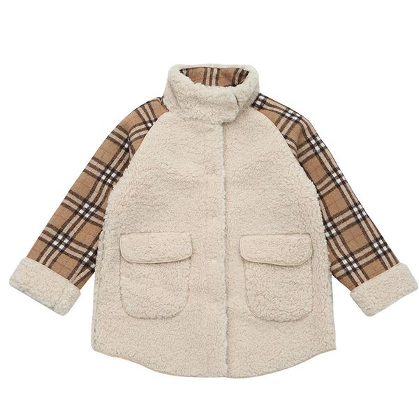 childrens fashionable jacket girls fur integrated lamb wool coat autumn and winter thickening cotton-padded coat european and american furry, Blue;gray
childrens fashionable jacket girls fur integrated lamb wool coat autumn and winter thickening cotton-padded coat european and american furry, Blue;gray