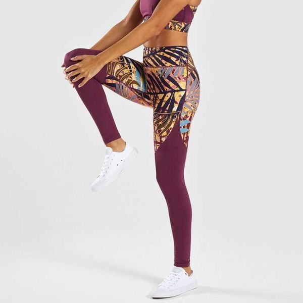 print girls fitness high waist yoga pants stretch leggings workout for women, White;red
print girls fitness high waist yoga pants stretch leggings workout for women, White;red