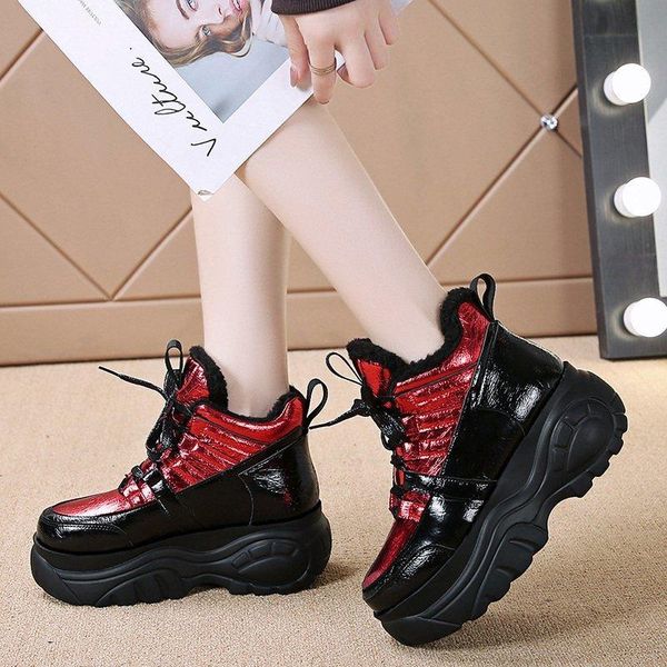 dropshipping chunky platform woman waterproof lace up snow boots female women winter boots warm thick plush cotton padded shoes, Black
dropshipping chunky platform woman waterproof lace up snow boots female women winter boots warm thick plush cotton padded shoes, Black