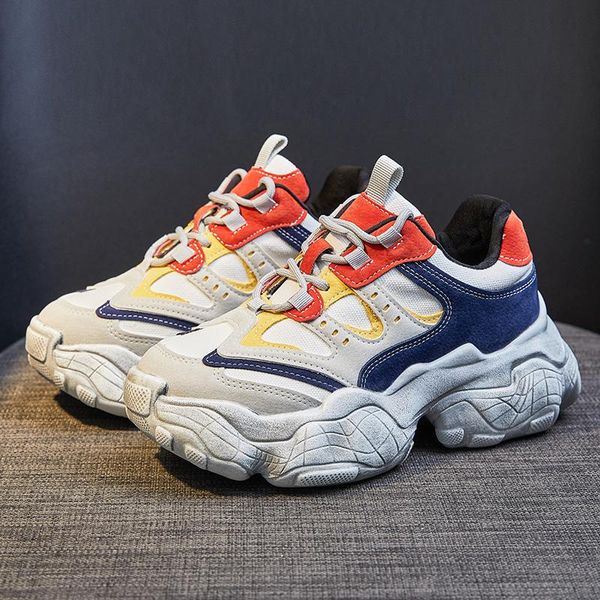 ladies shoes ins popular old daddy shoes lightweight platform sneakers 6 cm fashion comfortable breathable women's sneakers, Black
ladies shoes ins popular old daddy shoes lightweight platform sneakers 6 cm fashion comfortable breathable women's sneakers, Black