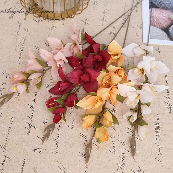 decorative flowers & wreaths wholesale artificial flower gladiolus orchid silk single branch wedding home el decor diy materials 5color
decorative flowers & wreaths wholesale artificial flower gladiolus orchid silk single branch wedding home el decor diy materials 5color