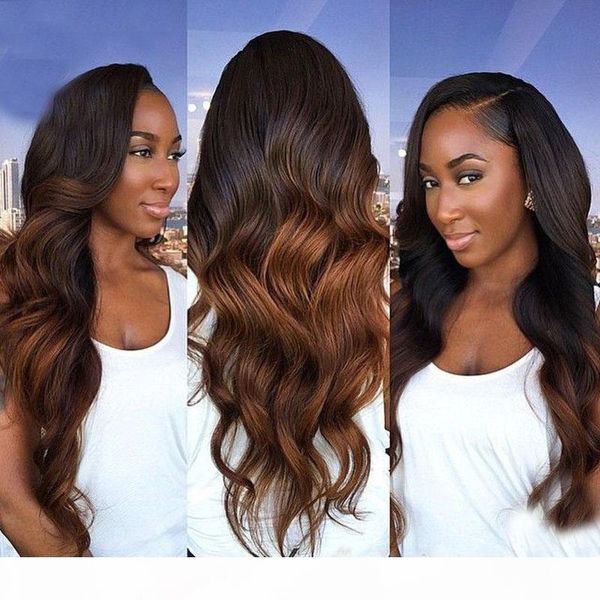 brazilian virgin ombre wig human hair lace front wig body wave virgin hair full lace wig two tone human hair for black women, Black;brown
brazilian virgin ombre wig human hair lace front wig body wave virgin hair full lace wig two tone human hair for black women, Black;brown