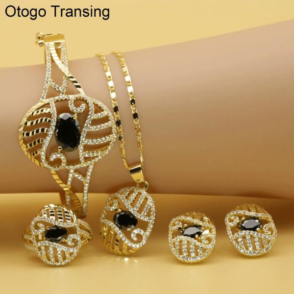 Otogo Transing Pendant/ Earrings/Bracelet Jewelry Set Gold Color black crystal Zirconia Classic Bridal Jewelry Set Women SET203, Silver
Otogo Transing Pendant/ Earrings/Bracelet Jewelry Set Gold Color black crystal Zirconia Classic Bridal Jewelry Set Women SET203, Silver