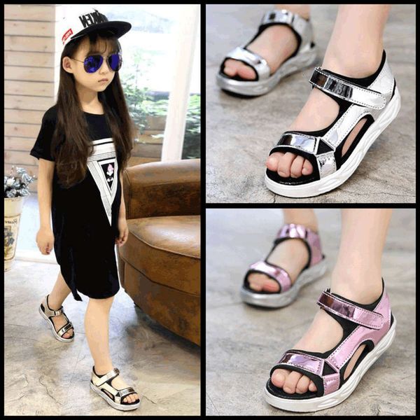 summer 2020 student sandals princs little girl new middle school children's korean beach sho, Black;red
summer 2020 student sandals princs little girl new middle school children's korean beach sho, Black;red