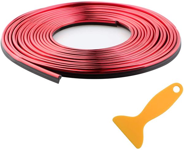 16.4 ft (5 meters) flexible 3d diy automobile car motor interior exterior decoration auto moulding trim strip line (red)
16.4 ft (5 meters) flexible 3d diy automobile car motor interior exterior decoration auto moulding trim strip line (red)