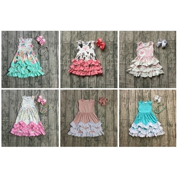 summer new arrivals baby girls cotton maxi dress mint floral pink unicorn solid blue ruffles sleeveless match necklace and bow y200325, White
summer new arrivals baby girls cotton maxi dress mint floral pink unicorn solid blue ruffles sleeveless match necklace and bow y200325, White