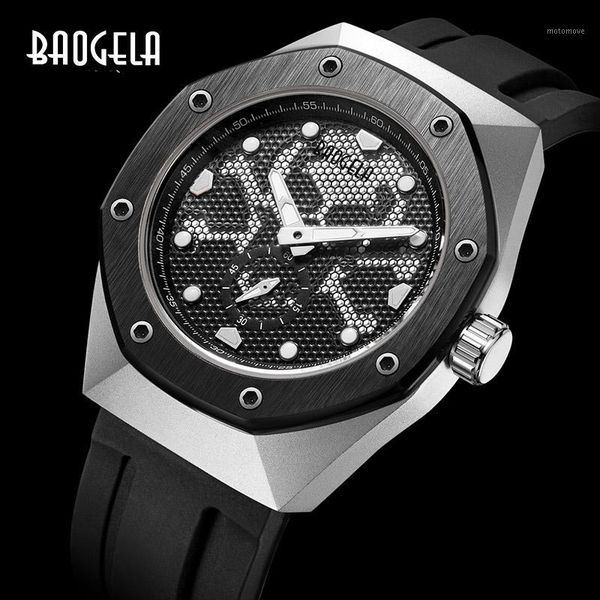 wristwatches baogela 2021 skeleton quartz watches men sports army wristwatch luminous waterproof silicone band man 1901 black white1, Slivery;brown
wristwatches baogela 2021 skeleton quartz watches men sports army wristwatch luminous waterproof silicone band man 1901 black white1, Slivery;brown