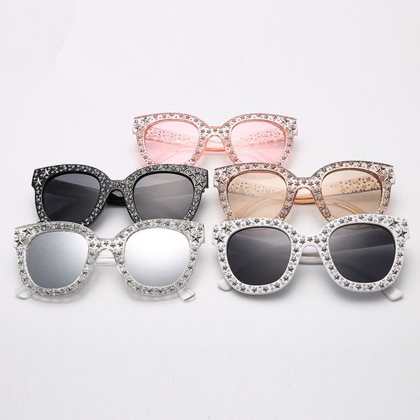 designer sunglasses crystal and pentagram decoration women cat eye sunglasses fashion ladies pink gradient lens shades, White;black
designer sunglasses crystal and pentagram decoration women cat eye sunglasses fashion ladies pink gradient lens shades, White;black