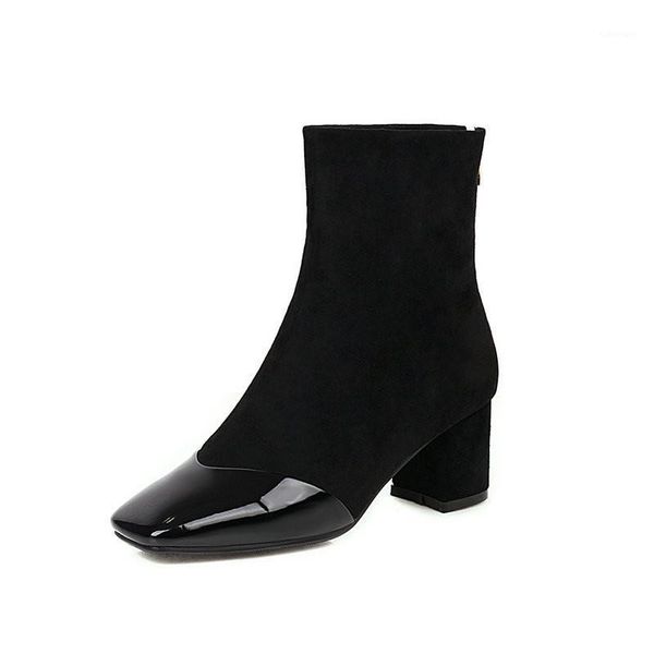 fashion women ankle boots square toe thick high heels shoes woman winter party office lady pumps size 41 42 431, Black
fashion women ankle boots square toe thick high heels shoes woman winter party office lady pumps size 41 42 431, Black