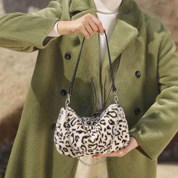 2021 new tide paragraph leopard print plush chain baguette bag versatile casual soft shoulder crossbody bag women's handbag
2021 new tide paragraph leopard print plush chain baguette bag versatile casual soft shoulder crossbody bag women's handbag