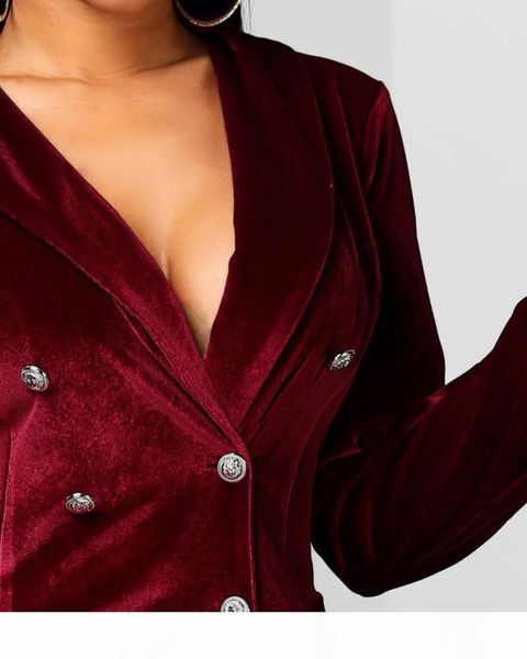 2020 female double breasted velvet ruffle blazer & skinny pants officewear ladies business suits elegant velvet red blazer, White;black
2020 female double breasted velvet ruffle blazer & skinny pants officewear ladies business suits elegant velvet red blazer, White;black