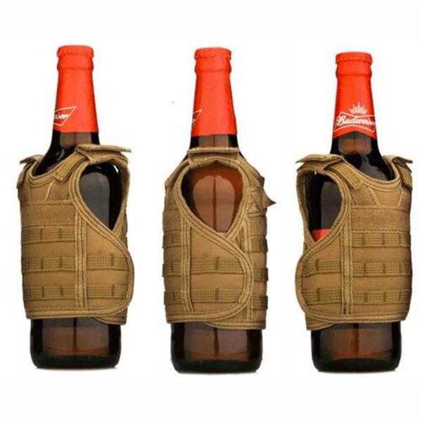 7 color mini tactical outdoor molle miniature wine beer champagne bottle cover vest beverage cooler adjustable shoulder, Black;green
7 color mini tactical outdoor molle miniature wine beer champagne bottle cover vest beverage cooler adjustable shoulder, Black;green
