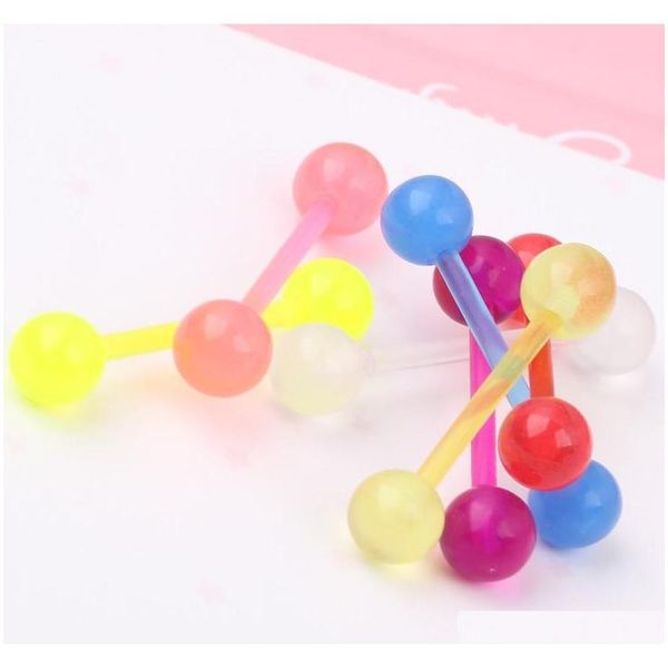 acrylic ball bright tongue bars piercing jewellery tounge 7 color 50/100/800pcs glow in jllzuz yummy_shop, Silver
acrylic ball bright tongue bars piercing jewellery tounge 7 color 50/100/800pcs glow in jllzuz yummy_shop, Silver
