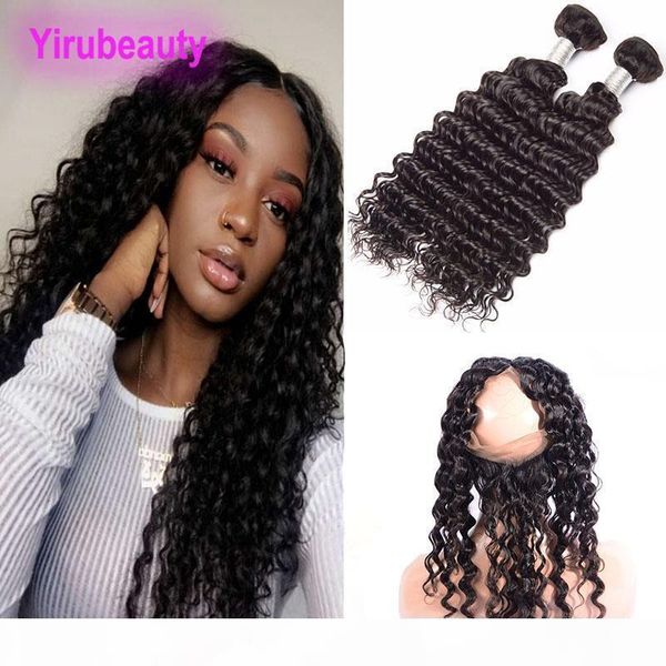 brazilian human hair 2 bundles with 360 lace frontal 3 pieces one lot deep wave hair extensions natural color 360 frontal pre plucked, Black;brown
brazilian human hair 2 bundles with 360 lace frontal 3 pieces one lot deep wave hair extensions natural color 360 frontal pre plucked, Black;brown