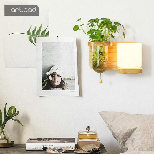 nordic green plant wood walll lamp e27 with switch glass sconce bedside bedroom aisle entrance wall decor led living room lights
nordic green plant wood walll lamp e27 with switch glass sconce bedside bedroom aisle entrance wall decor led living room lights
