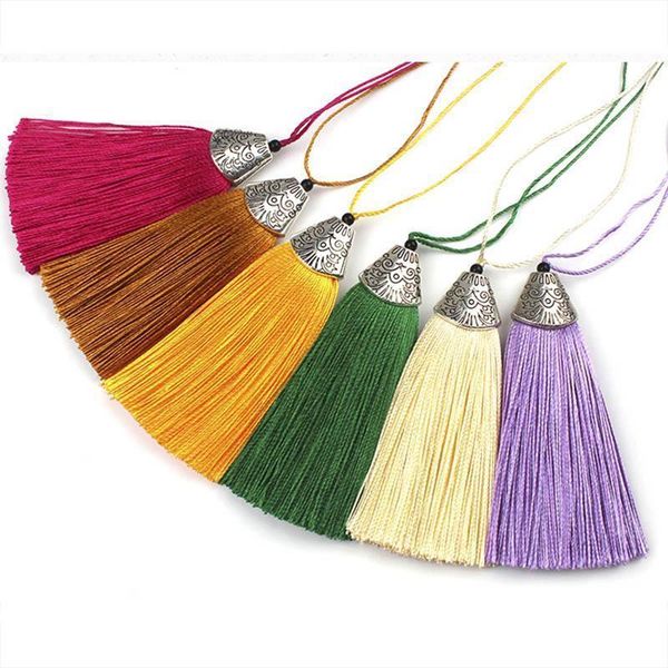 10pcs 8cm colorful silk tassel with caps decorative tassel pendant earrings charm for diy jewelry making hangling accessories h qyluot
10pcs 8cm colorful silk tassel with caps decorative tassel pendant earrings charm for diy jewelry making hangling accessories h qyluot