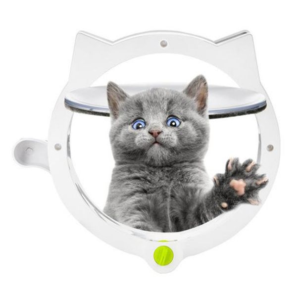 4 way lock small cat & dog flap door hidden litter box pet door for interior/exterior doors entry & exit
4 way lock small cat & dog flap door hidden litter box pet door for interior/exterior doors entry & exit