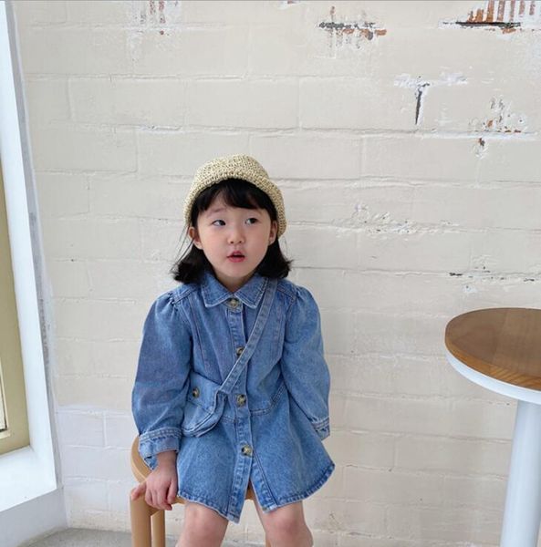 new arrival girls denim coat with bag autumn full sleeve fashion girls jacket 1-6 years qw576 201118, Blue;gray
new arrival girls denim coat with bag autumn full sleeve fashion girls jacket 1-6 years qw576 201118, Blue;gray