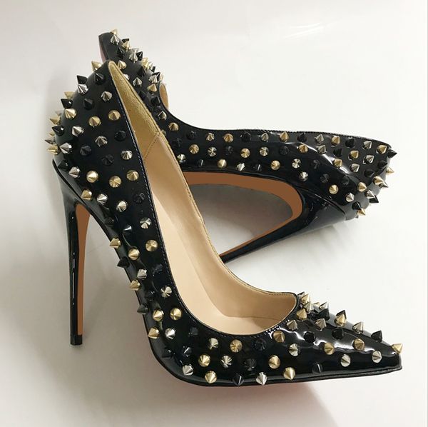 mode 2020 freight spikes black patent leather poined toe stiletto high heels alta-sapatos salto pump alto shoes x9ha
mode 2020 freight spikes black patent leather poined toe stiletto high heels alta-sapatos salto pump alto shoes x9ha