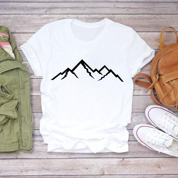 women simple montain camper short sleeve 90s casual print lady t shirts womens graphic t shirt ladies female tee shirt, White
women simple montain camper short sleeve 90s casual print lady t shirts womens graphic t shirt ladies female tee shirt, White