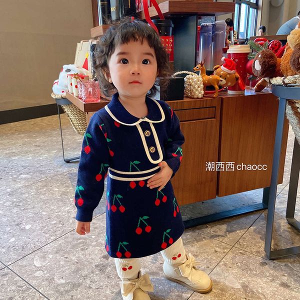 girls' and chaoxi 2020 clothing autumn winter cotton sweater cherry jacquard waist drs k1ac, Blue
girls' and chaoxi 2020 clothing autumn winter cotton sweater cherry jacquard waist drs k1ac, Blue