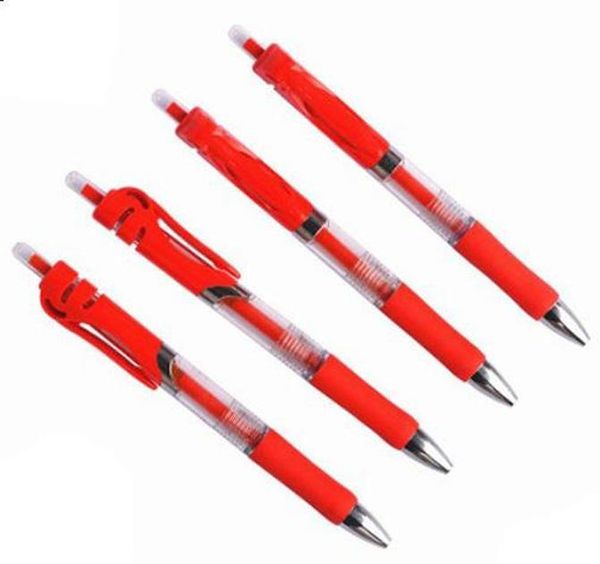 0.5mm Press Gel Pen Red/blue/black Ink Nose Pen Replace Ink Office School St Wmtfgb Loveshop01