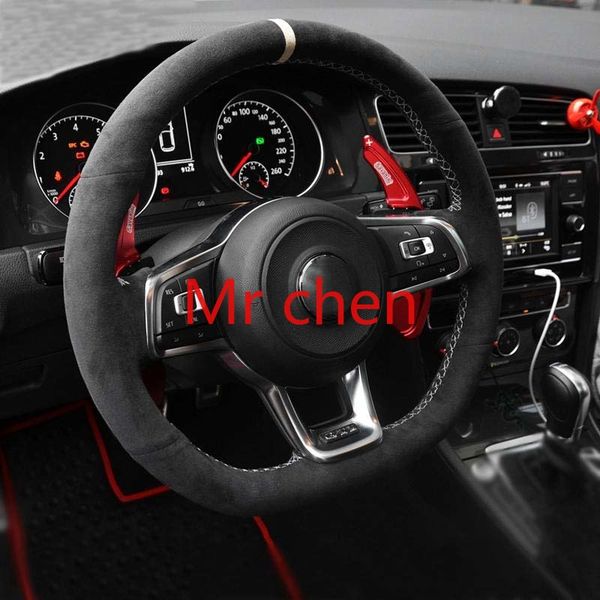 hand-stitched suede car steering wheel cover for volkswagen vw golf 7 gti golf r mk7 vw polo gti scirocco 2015 accessories
hand-stitched suede car steering wheel cover for volkswagen vw golf 7 gti golf r mk7 vw polo gti scirocco 2015 accessories