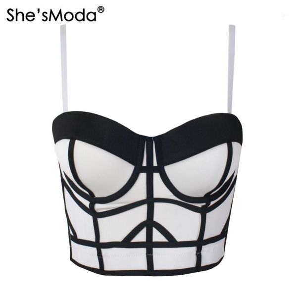 she'smoda geometric women's push up bustier wedding party corset cropped vest plus size1, White
she'smoda geometric women's push up bustier wedding party corset cropped vest plus size1, White