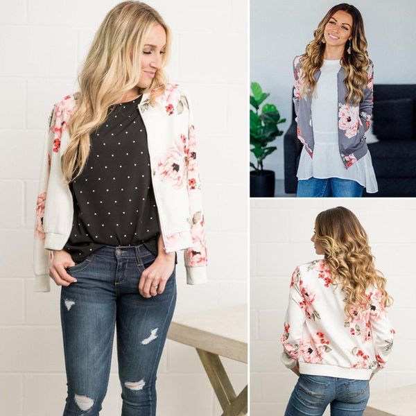 women's jackets fashion coat ladies retro up floral jacket casual autumn outwear clothes long sleeve zipper slim flower clothing, Black;brown
women's jackets fashion coat ladies retro up floral jacket casual autumn outwear clothes long sleeve zipper slim flower clothing, Black;brown