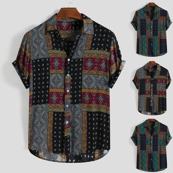 2019 casual printed short sleeve hawaii shirt mens ethnic style summer short sleeve loose buttons casual shirt blouse -3xl1, White;black
2019 casual printed short sleeve hawaii shirt mens ethnic style summer short sleeve loose buttons casual shirt blouse -3xl1, White;black