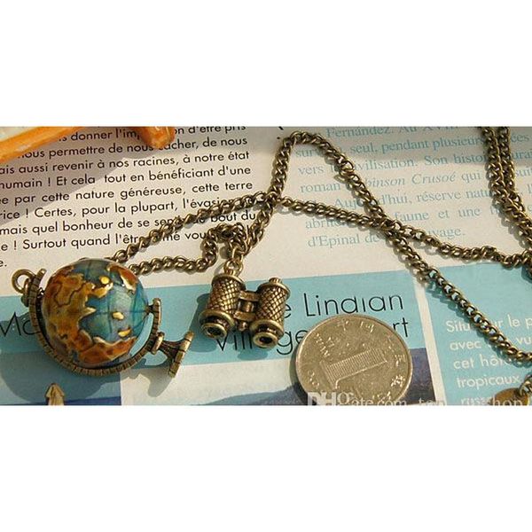 retro global globe necklace sweater chain european and american big exaggerated fashion items kwica iudty, Silver
retro global globe necklace sweater chain european and american big exaggerated fashion items kwica iudty, Silver