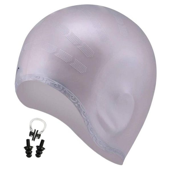 long hair swimming caps men women ear plug nose clip arge big silicone waterproof girls swim pool hat professional diving caps bbyypc
long hair swimming caps men women ear plug nose clip arge big silicone waterproof girls swim pool hat professional diving caps bbyypc