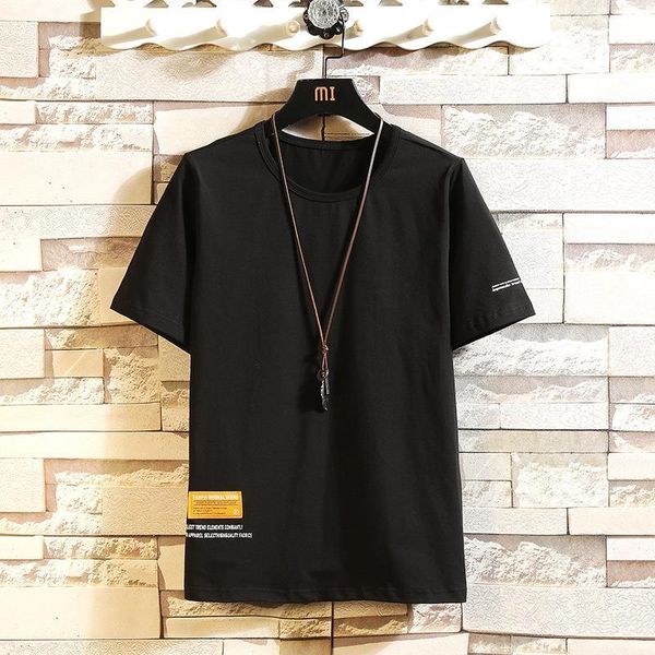 fashion short sleeves korea o neck black t-shirt men's cotton 2020 summer clothes tees tshirt plus asian size m-5x, White;black
fashion short sleeves korea o neck black t-shirt men's cotton 2020 summer clothes tees tshirt plus asian size m-5x, White;black